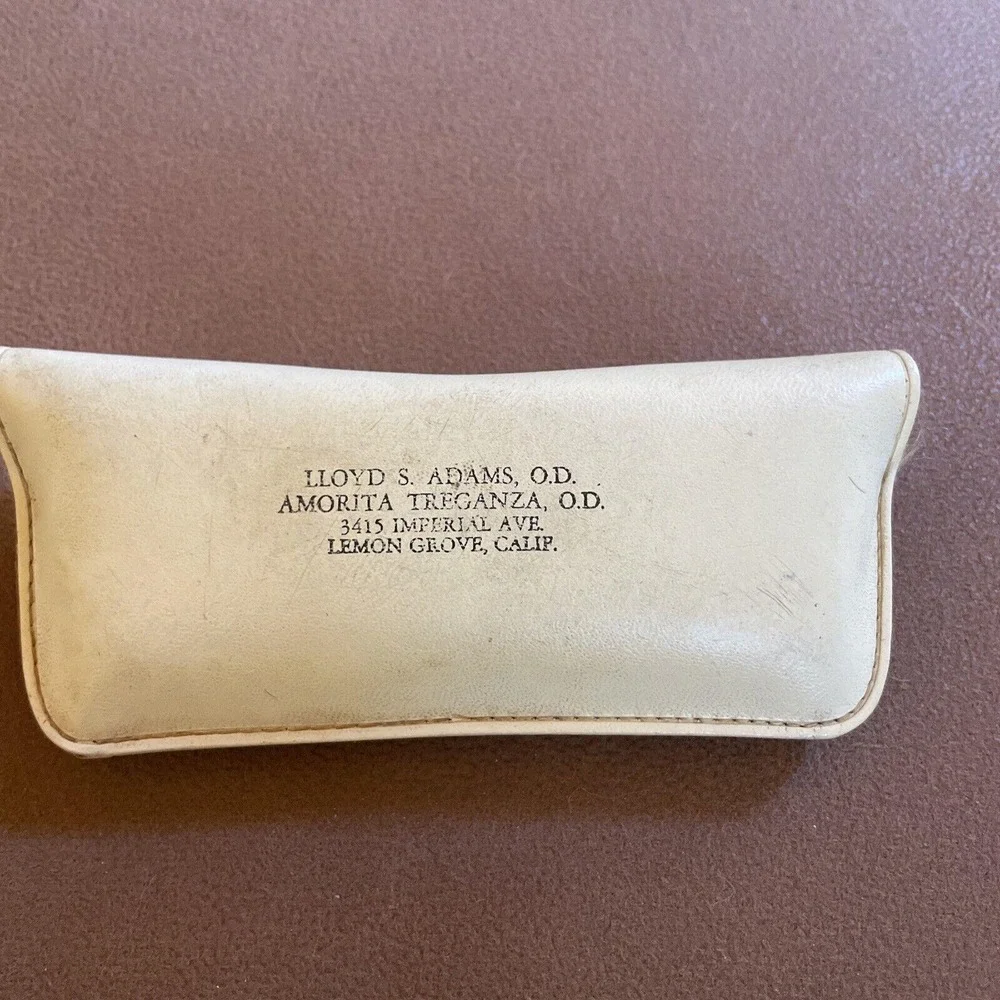 Vintage 50s 60s Childs Glasses Case bunny Carrot TV MCM Kids Holographic Reading